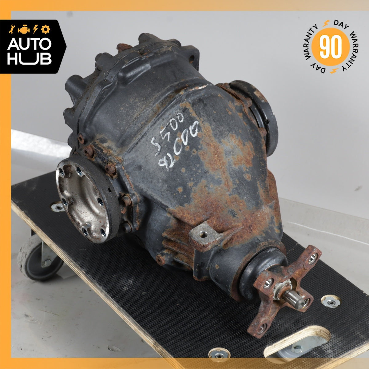 92-99 Mercedes W140 S500 600SEC Rear Differential Diff Axle Carrier 2.65 OEM - photo 2