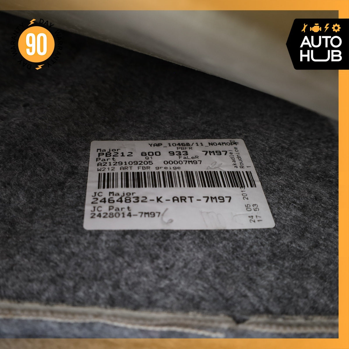 10-14 Mercedes W212 E350 E400 Front Right Seat Cushion Top Upper OEM - photo 15