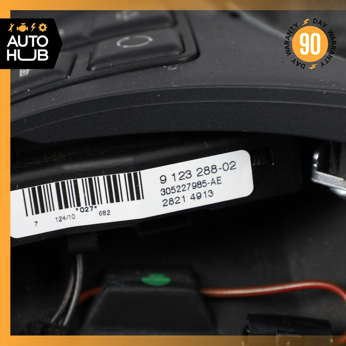 BMW E88 128i 135i Sport Steering Wheel Black w/ Switch 32306795574 OEM - photo 11