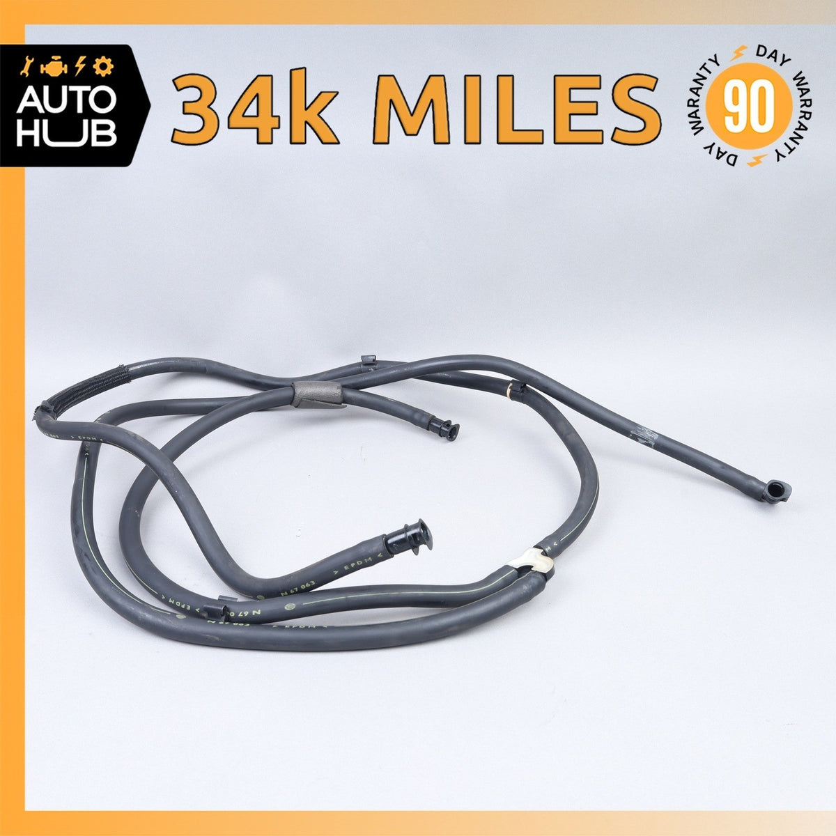 Aston Martin DB9 DBS Headlight Windshield Washer Hose Pipe Line OEM 34k - photo 1