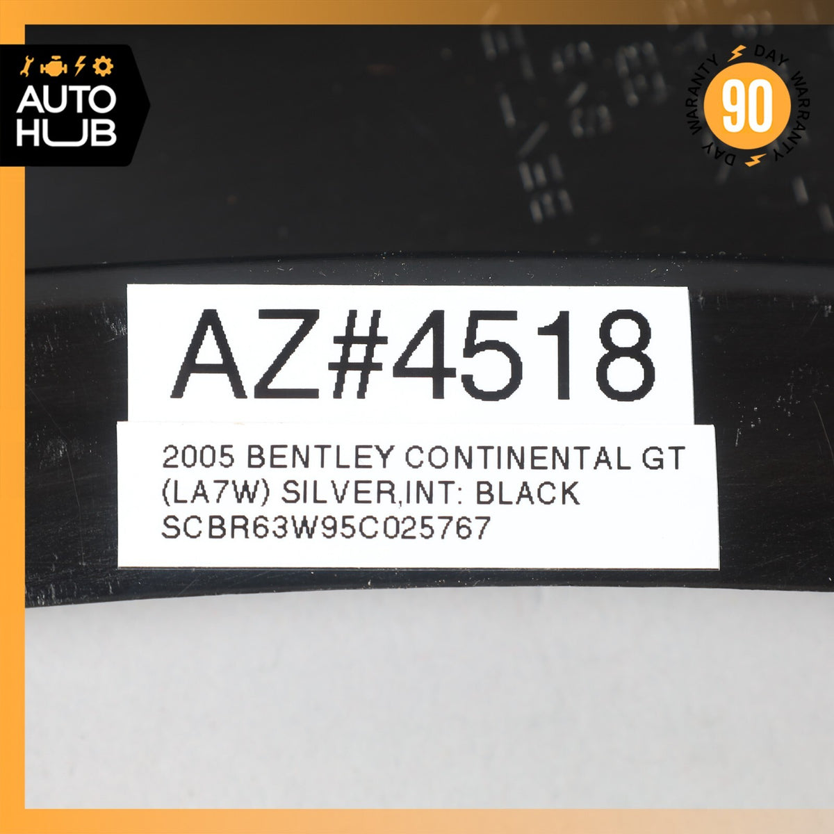 03-10 Bentley Continental GT Coupe Rear Left Side Trunk Cover Panel Trim OEM - photo 12