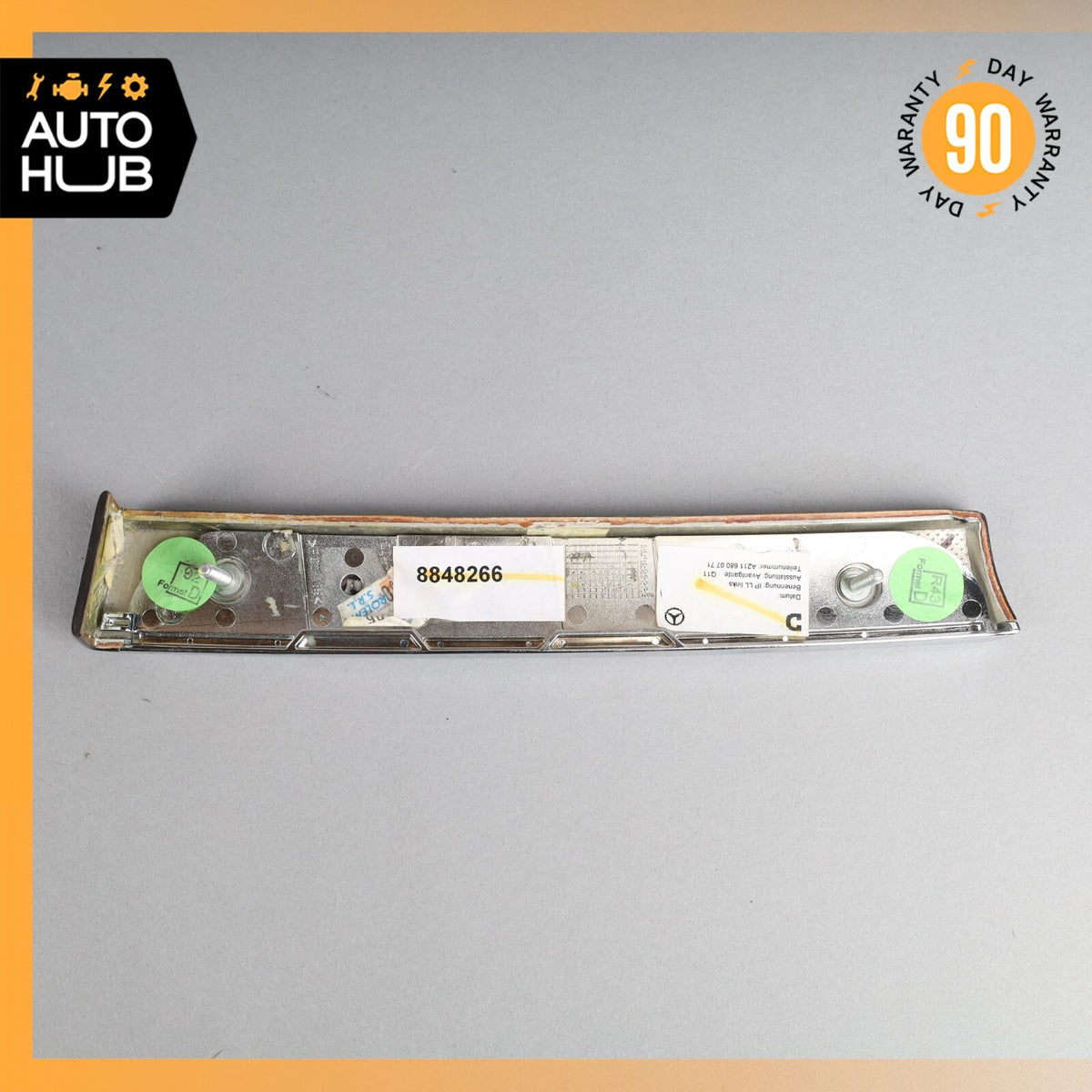03-09 Mercedes W211 E550 E350 E55 AMG Dashboard Dash Left Molding Trim Wood OEM - photo 7