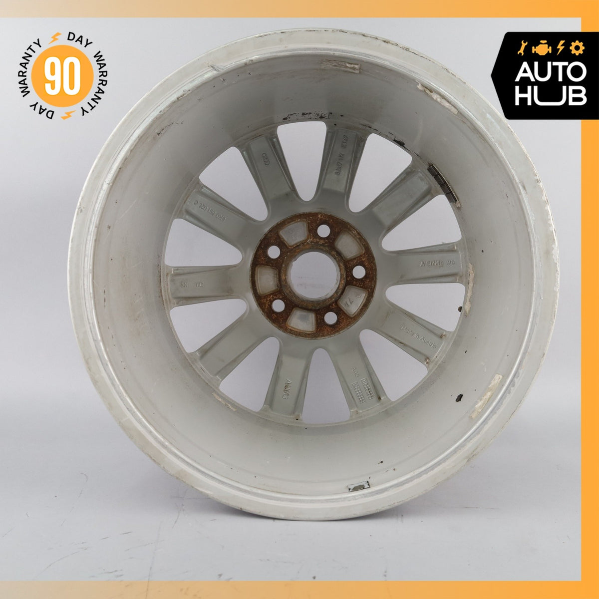Audi B8 A4 8 x 17 17" Factory Wheel Rim Silver 8K0601025C OEM - photo 8