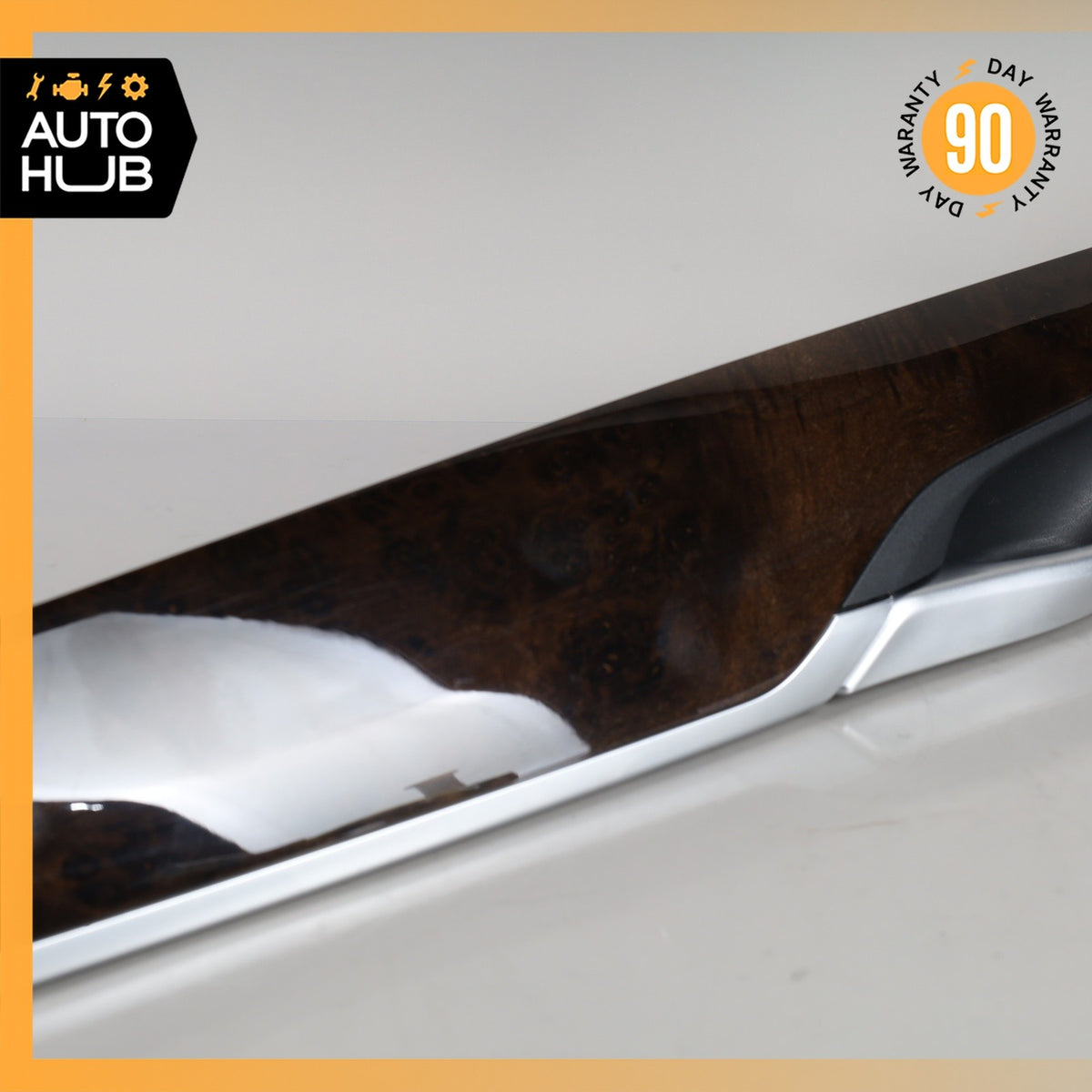 14-18 BMW F15 X5 Left Side Interior Door Handle w/ Trim OEM - photo 3