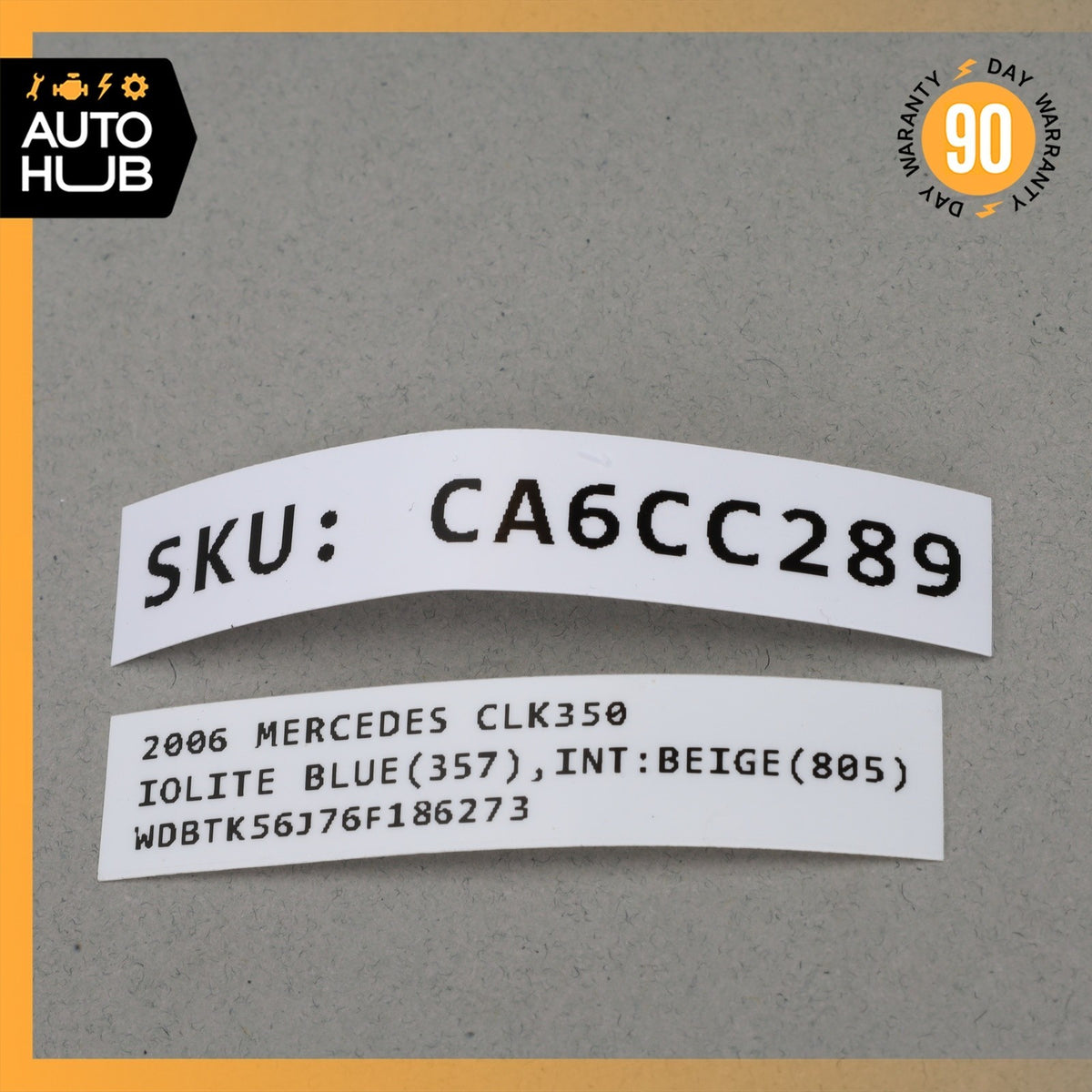 Mercedes W209 CLK350 Convertible Front Left or Right Seat Headrest Head Rest OEM - photo 14
