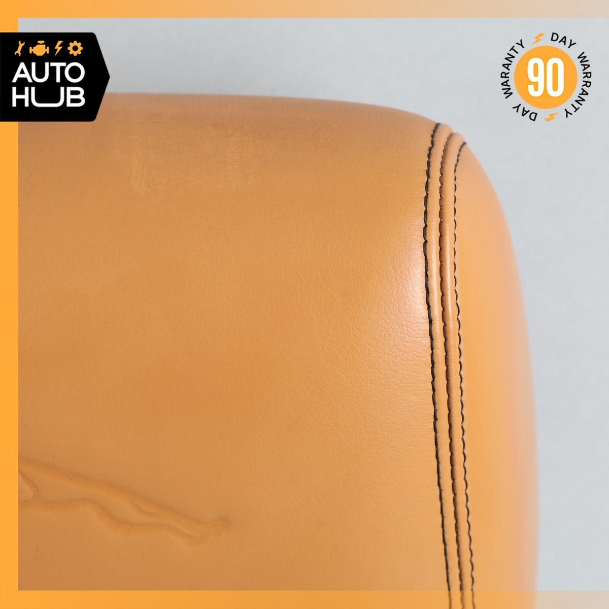 2016 Jaguar X351 XJ Front Left Driver Side Seat Headrest Head Rest Tan OEM 37k - photo 3