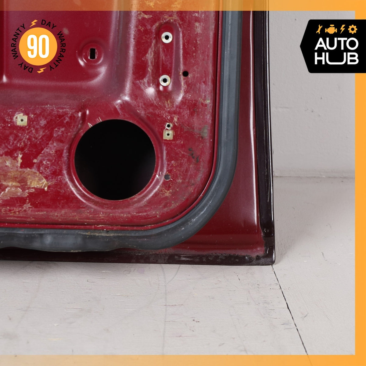 81-89 Rolls Royce Silver Spirit Spur Front Right Side Door Shell Red OEM 22k - photo 18