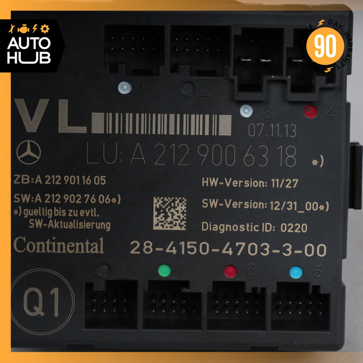 08-18 Mercedes W212 E400 CLS550 Front Left Driver Side Door Control Module OEM - photo 7