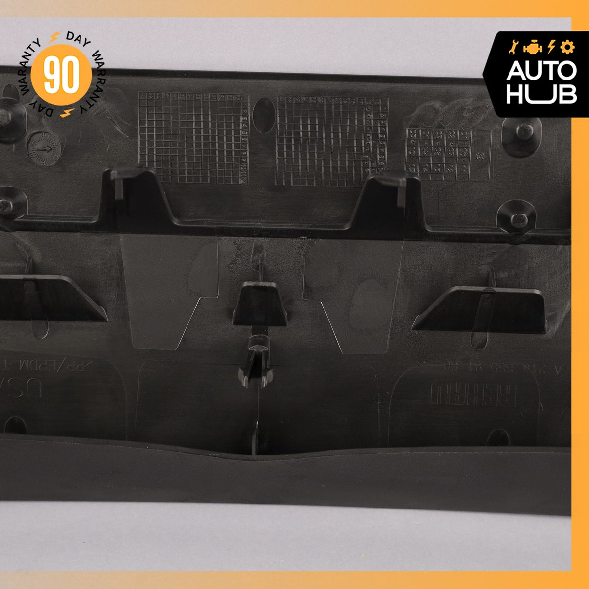Mercedes W213 E300 E350 E63 Front Bumper License Plate Holder OEM - photo 7