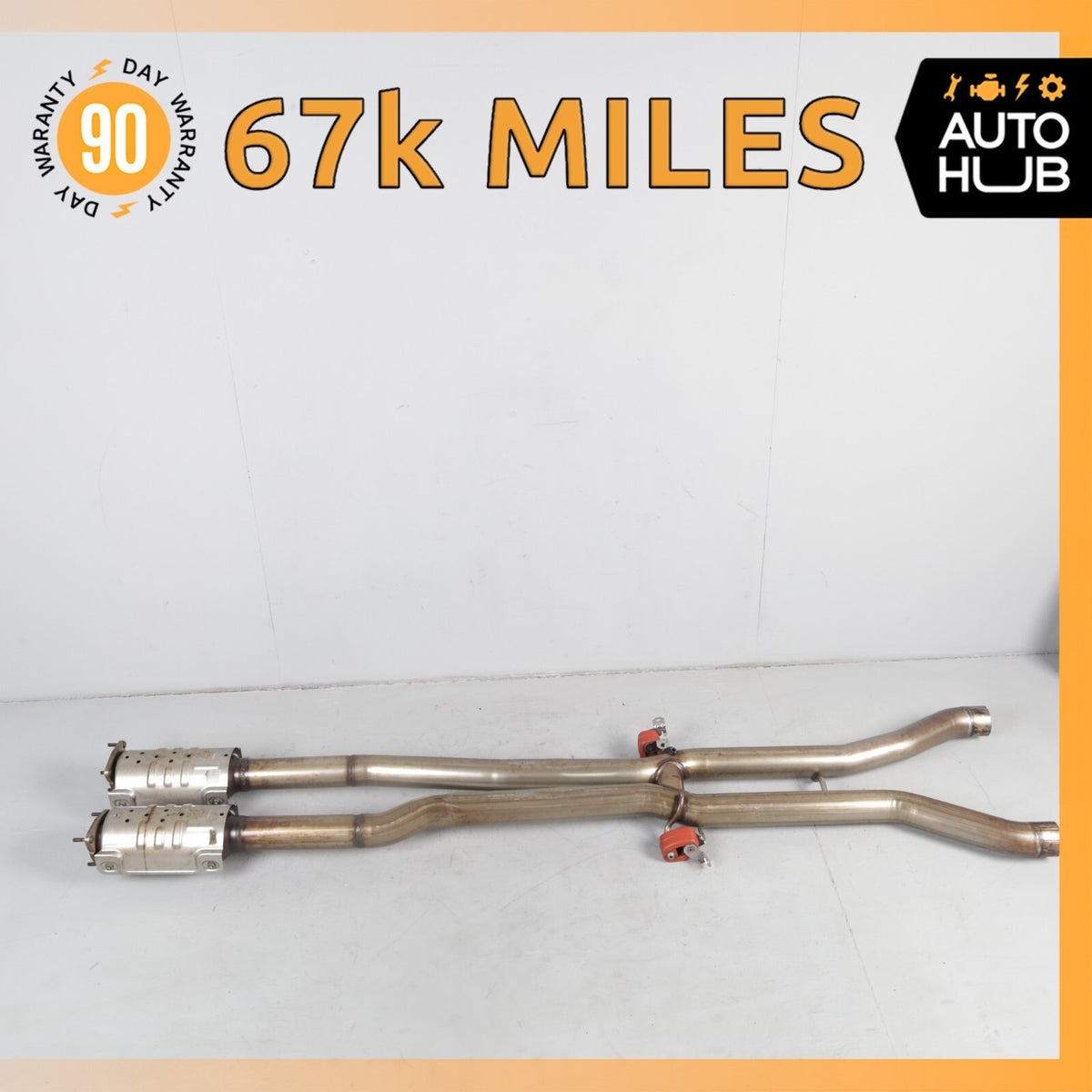 Bentley Continental Flying Spur Middle Exhaust Downpipe Left & Right Side OEM - photo 1