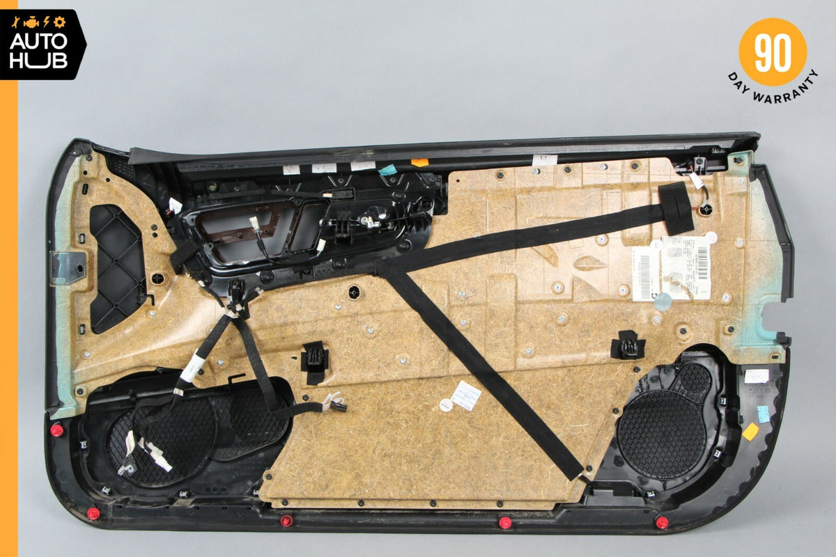 07-10 Mercedes W216 CL600 Front Left Driver Side Interior Door Panel Black OEM - photo 10