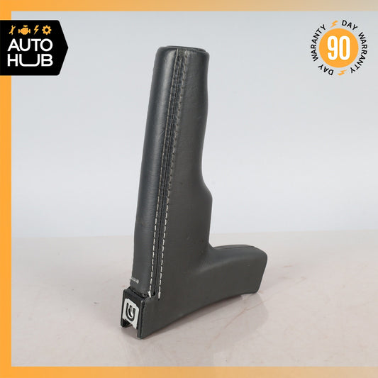 08-15 Audi 8J TT Emergency Handbrake Hand Brake Handle Leather Black OEM - photo 1