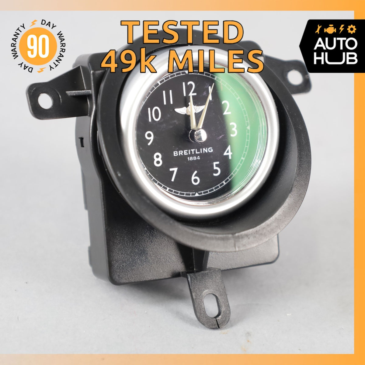 12-18 Bentley Continental GTC GT Center Dashboard Analog Clock OEM 49k - photo 1