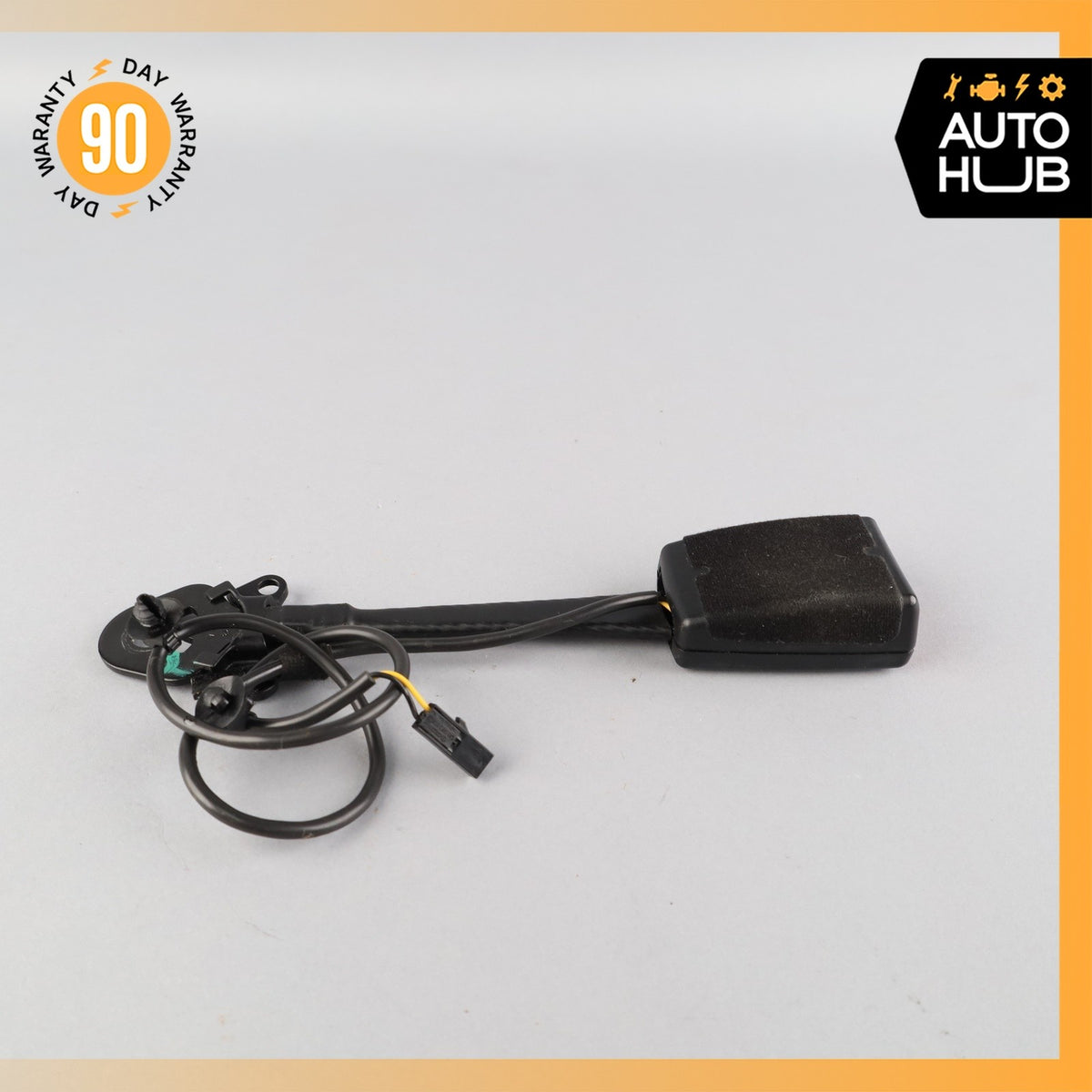 11-18 Porsche Cayenne 958 Front Left Seat Belt Buckle Black 7P0857755 OEM - photo 4