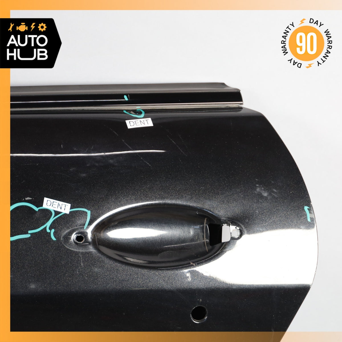 08-14 Maserati GranTurismo M145 Left Side Door Shell Frame Panel Black OEM 61k - photo 3