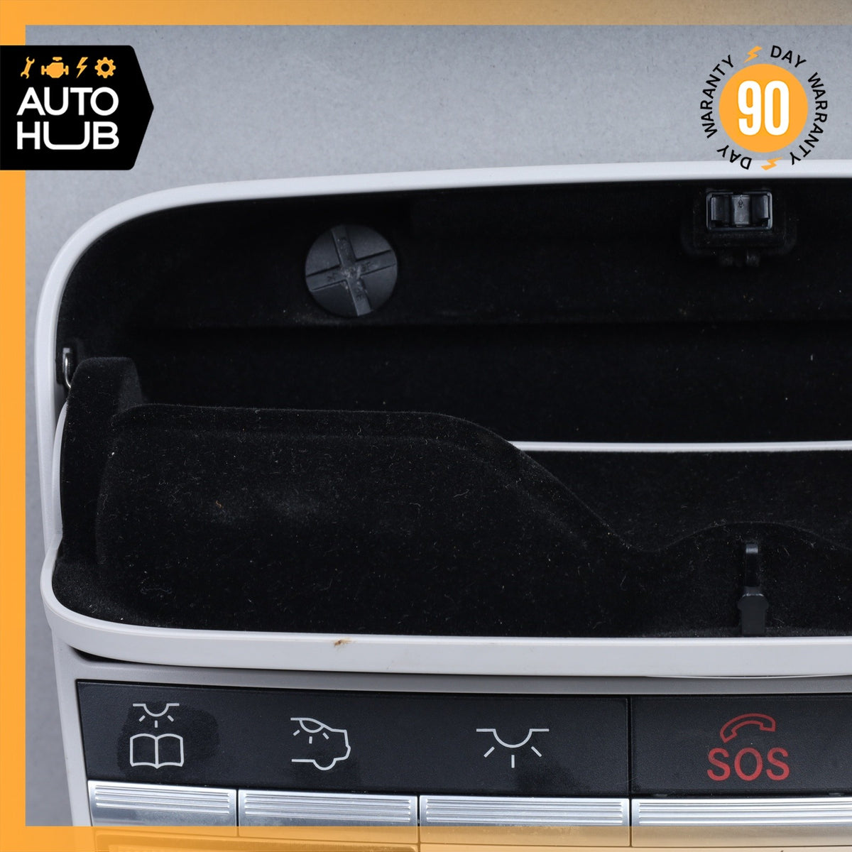 07-09 Mercedes W221 S600 S550 Overhead Dome Light Sunroof Control Suede Gray OEM - photo 9