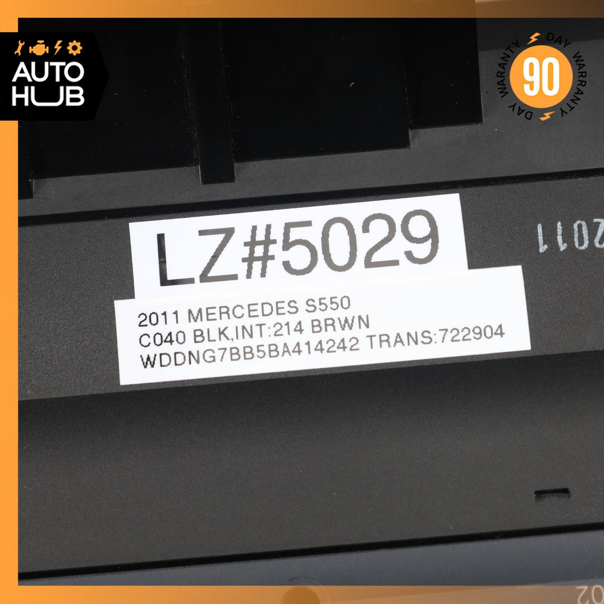 07-13 Mercedes W221 S550 S63 AMG Front Right Side Under Seat Control Unit OEM - photo 10