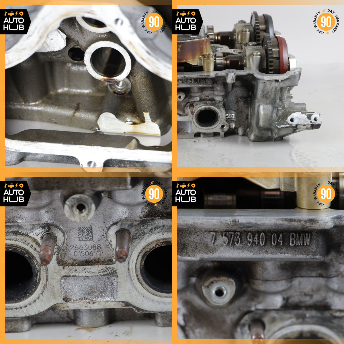 08-14 BMW E70 X5 X6 550i 650i 4.4L N63 Left Driver Side Engine Cylinder Head OEM - photo 18