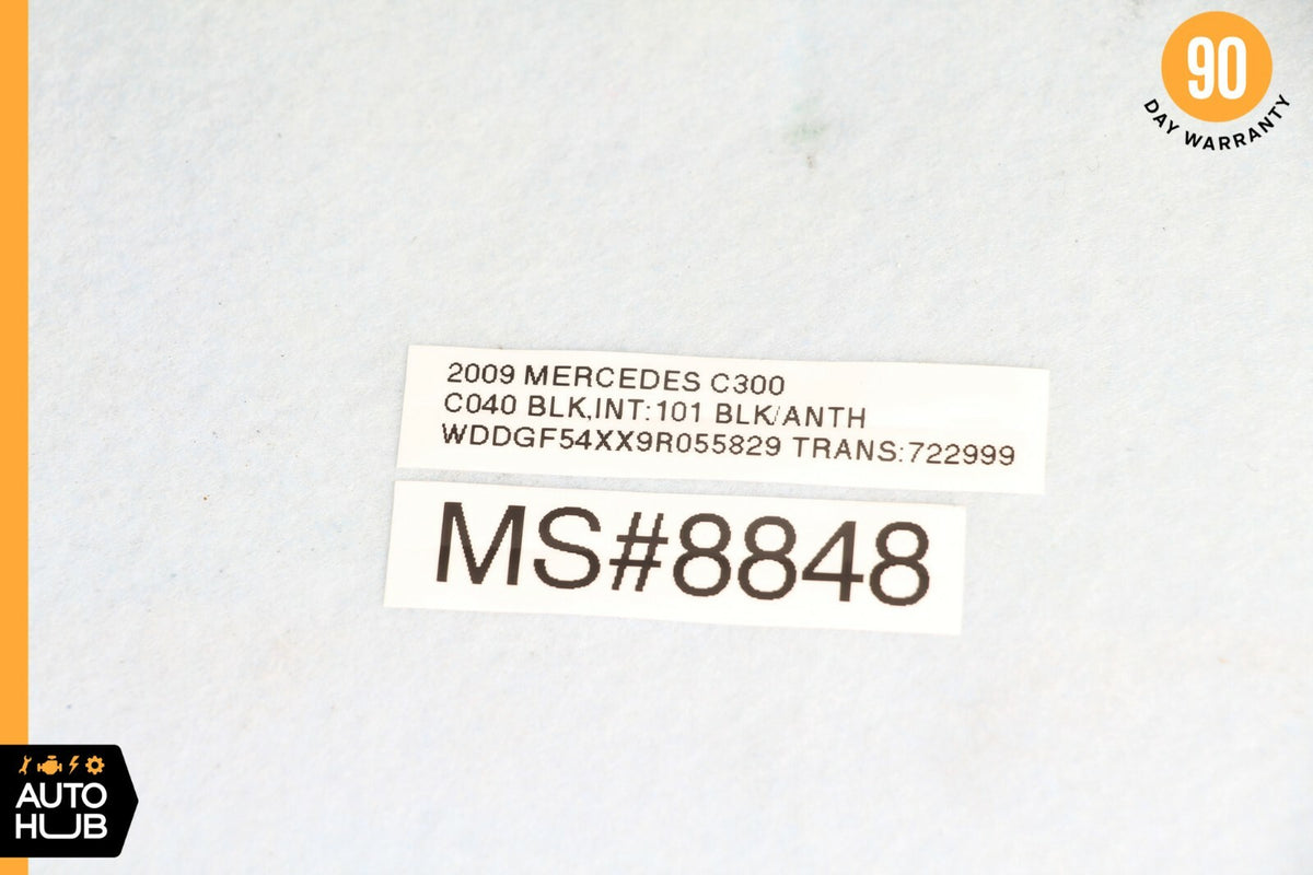 08-11 Mercedes W204 C300 C250 Seat Cushion Top Upper Front Right Passenger OEM - photo 12