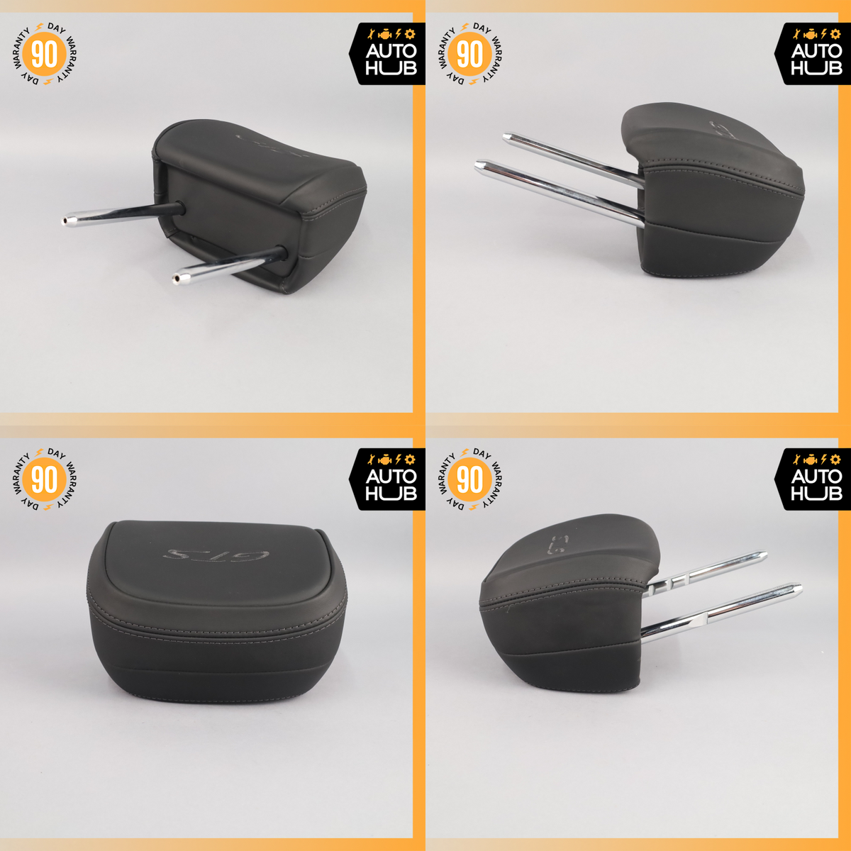 15-26 Porsche Macan 95B GTS Front & Rear Headrest Head Rest Leather Set OEM 46k - photo 13