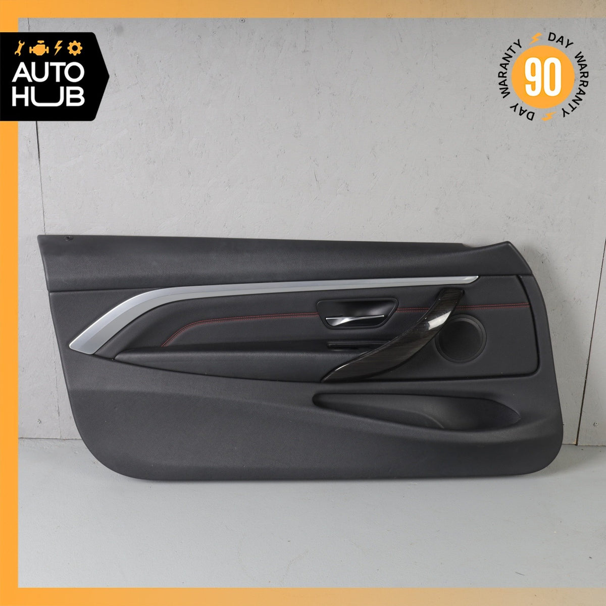 14-20 BMW F32 428i 440i Front Left Driver Side Interior Door Panel OEM 80k - photo 2