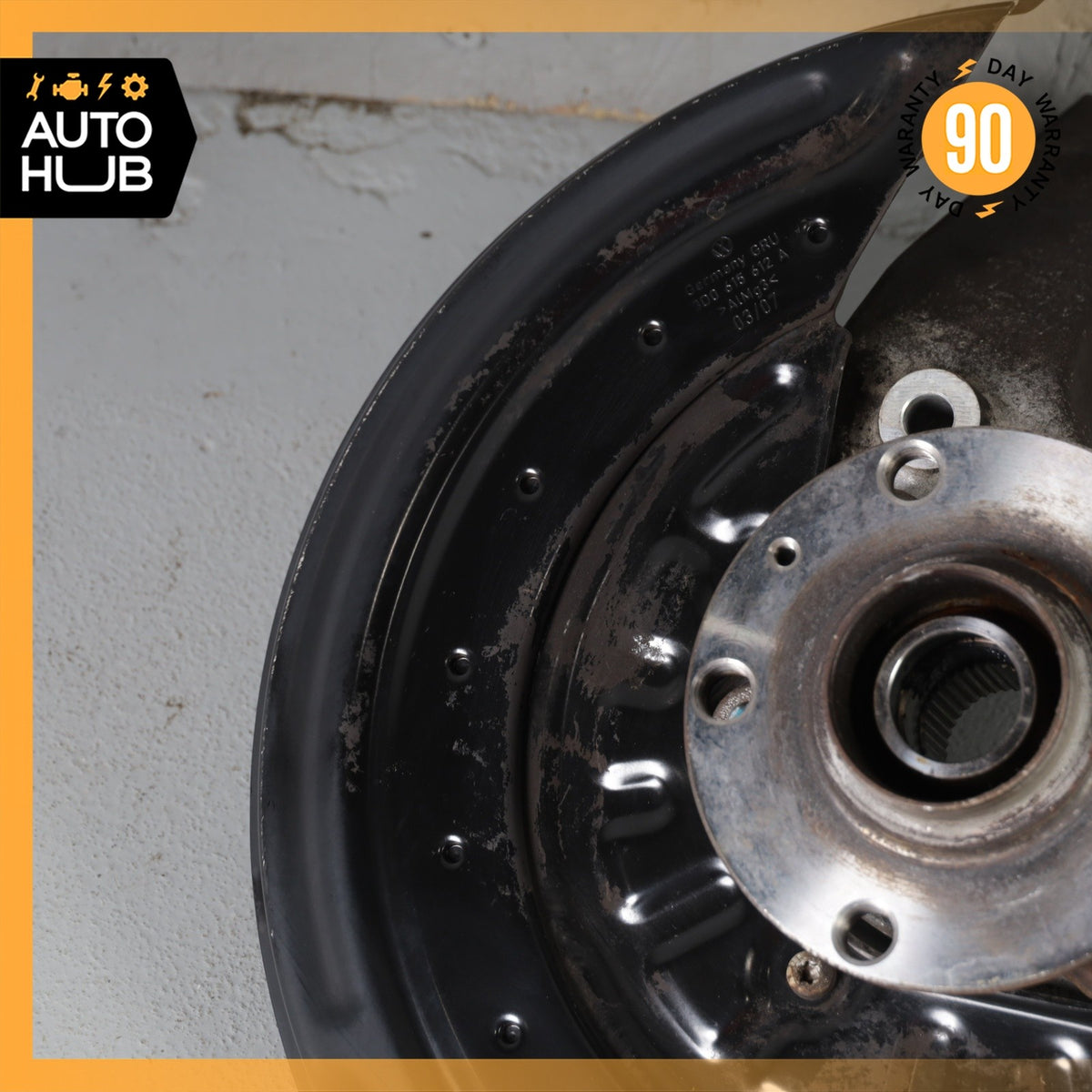 07-12 Bentley Continental GTC Rear Right Side Spindle Knuckle Hub OEM 40k - photo 6