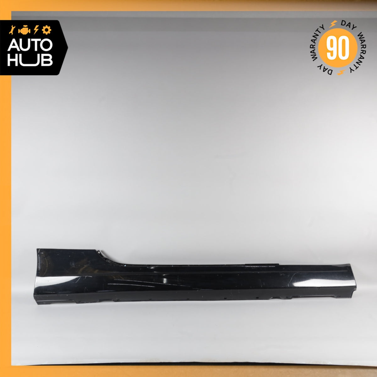 07-15 Jaguar X150 XKR XK Right Side Skirt Rocker Panel Black 6W8310154A OEM - photo 1