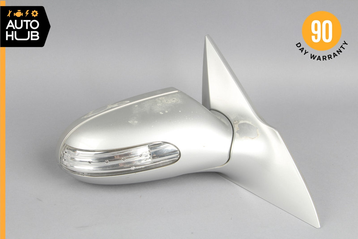 04-08 Mercedes R230 SL500 SL550 Right Side Rear View Door Mirror Silver OEM - photo 2