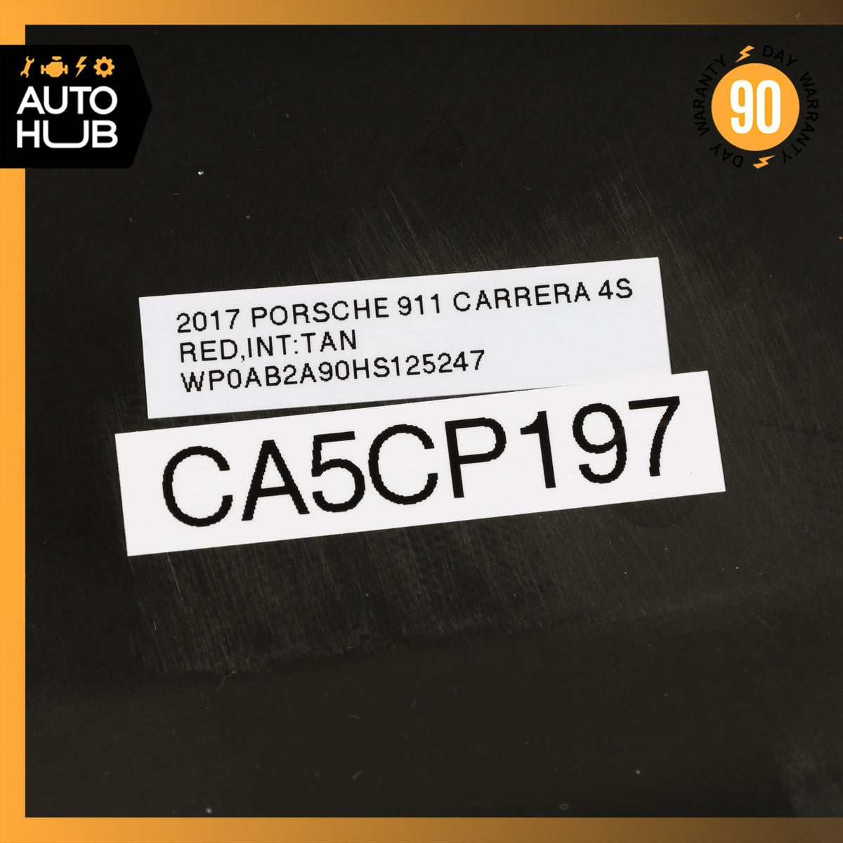 17-19 Porsche 991 911 Carrera 3.0L Turbo Right Engine Compartment Cover OEM 24k - photo 12