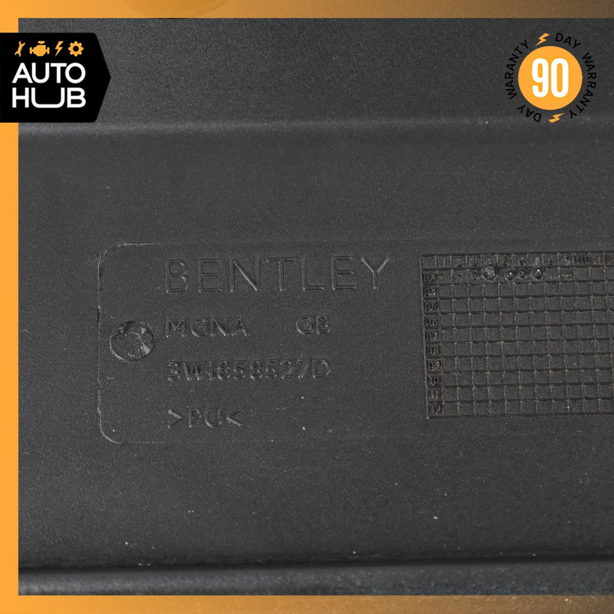 03-06 Bentley Continental GT Coupe Dashboard Dash Glove Box Glovebox Black OEM - photo 23