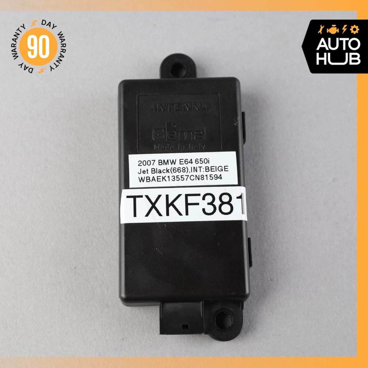 04-10 BMW E64 650i 645Ci M6 DWA Alarm System Control Module OEM 71k - photo 8