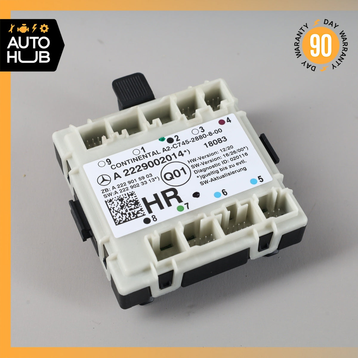 16-19 Mercedes X253 GLC300 C300 Rear Right Side Door Control Module OEM - photo 2
