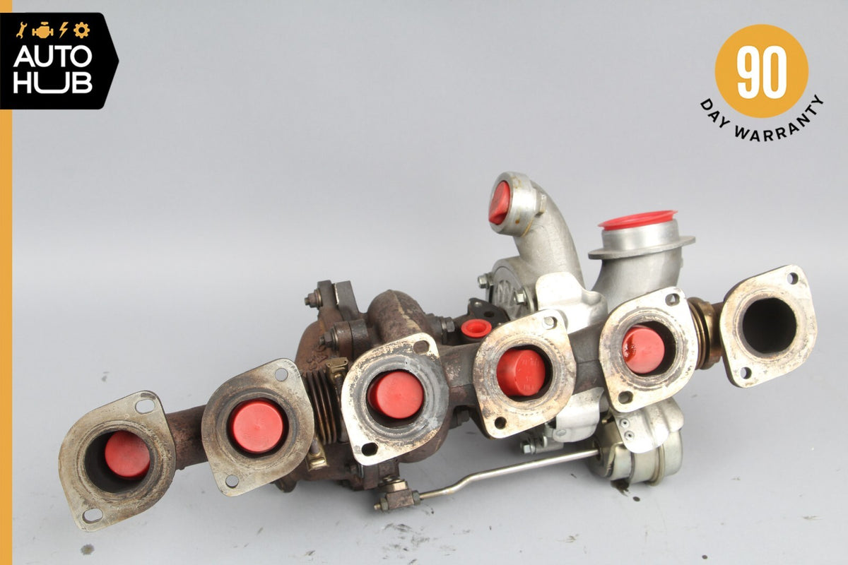 03-06 Mercedes R230 SL600 S600 Turbocharger Turbo Charger Manifold Left Side OEM - photo 10