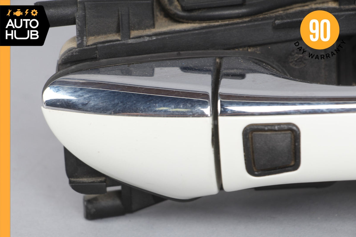 07-09 Mercedes W211 E350 E320 Front Right Side Door Handle Keyless Go White OEM - photo 2