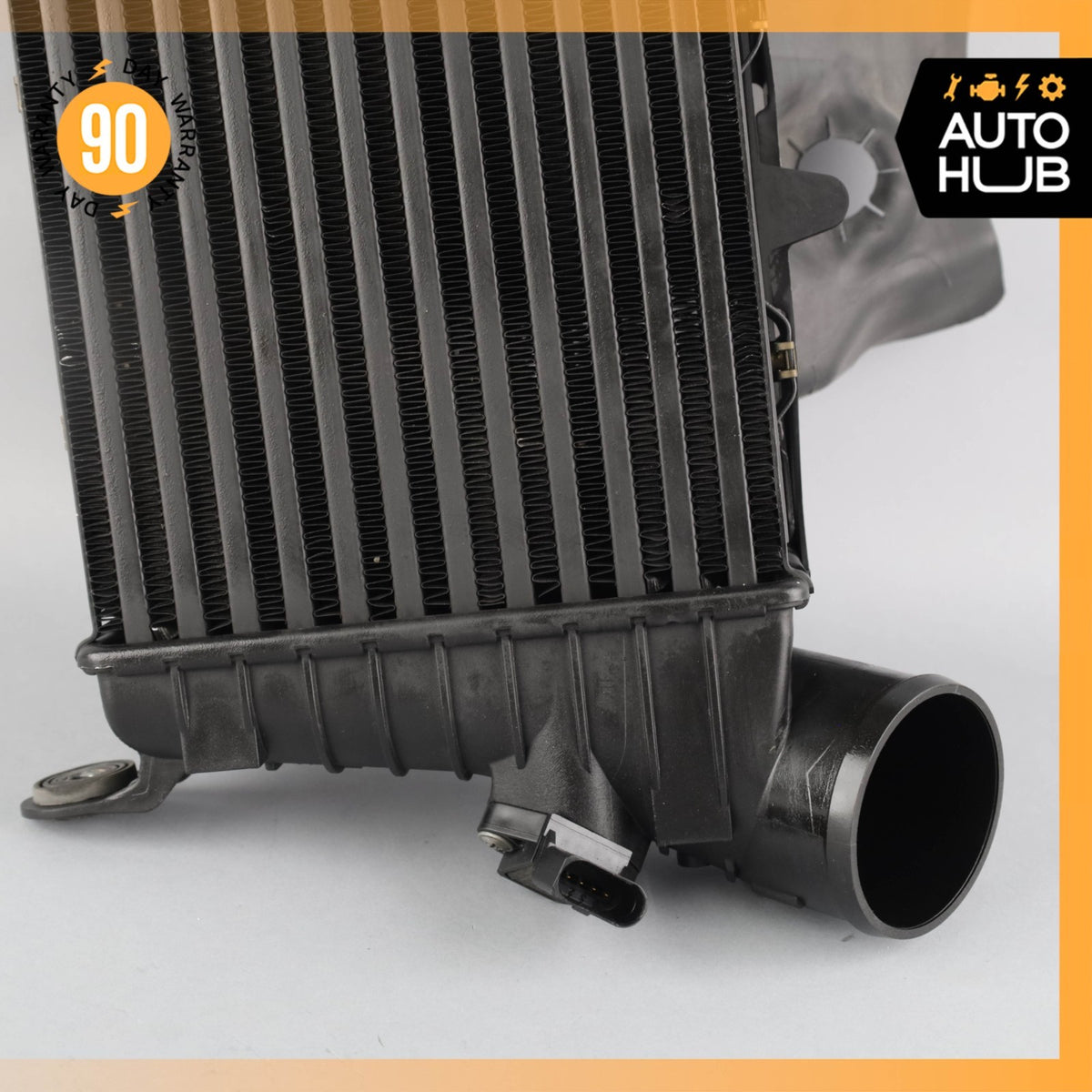 Bentley Continental GT 6.0L Right Turbo Intercooler Radiator w/ Air Duct OEM - photo 4