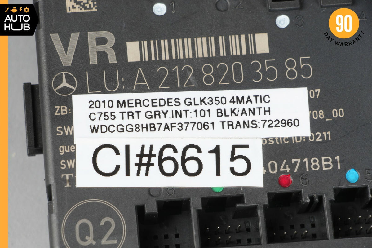 08-18 Mercedes X204 GLK350 C300 E350 Front Right Side Door Control Module OEM - photo 9