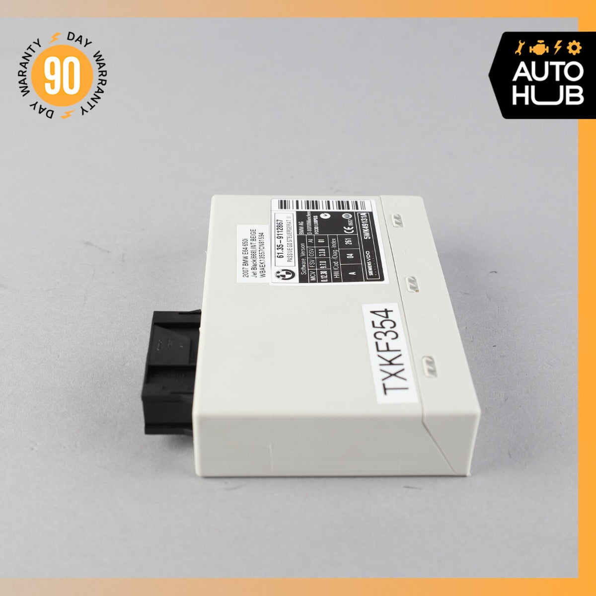 04-10 BMW E64 650i 550i Keyless Entry Passive Go Control Module 61359112867 OEM - photo 4