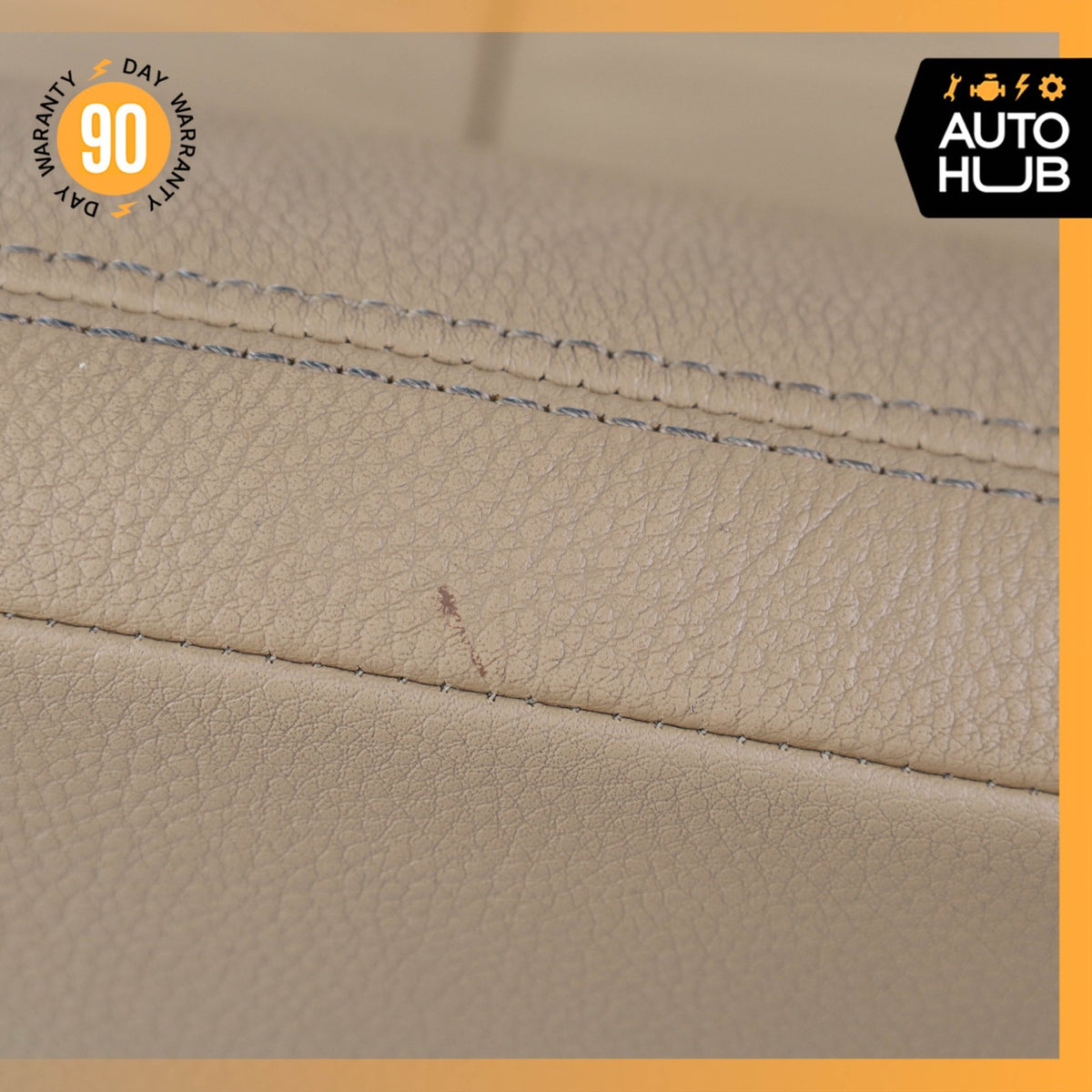 11-18 Porsche Cayenne 958 Front Right Side Seat Upper Cushion Beige OEM - photo 16