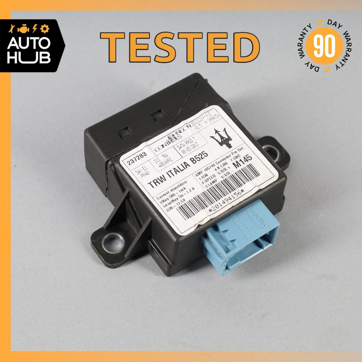 08-19 Maserati GranTurismo M145 Power Steering Chassis Control Module Unit OEM - photo 1