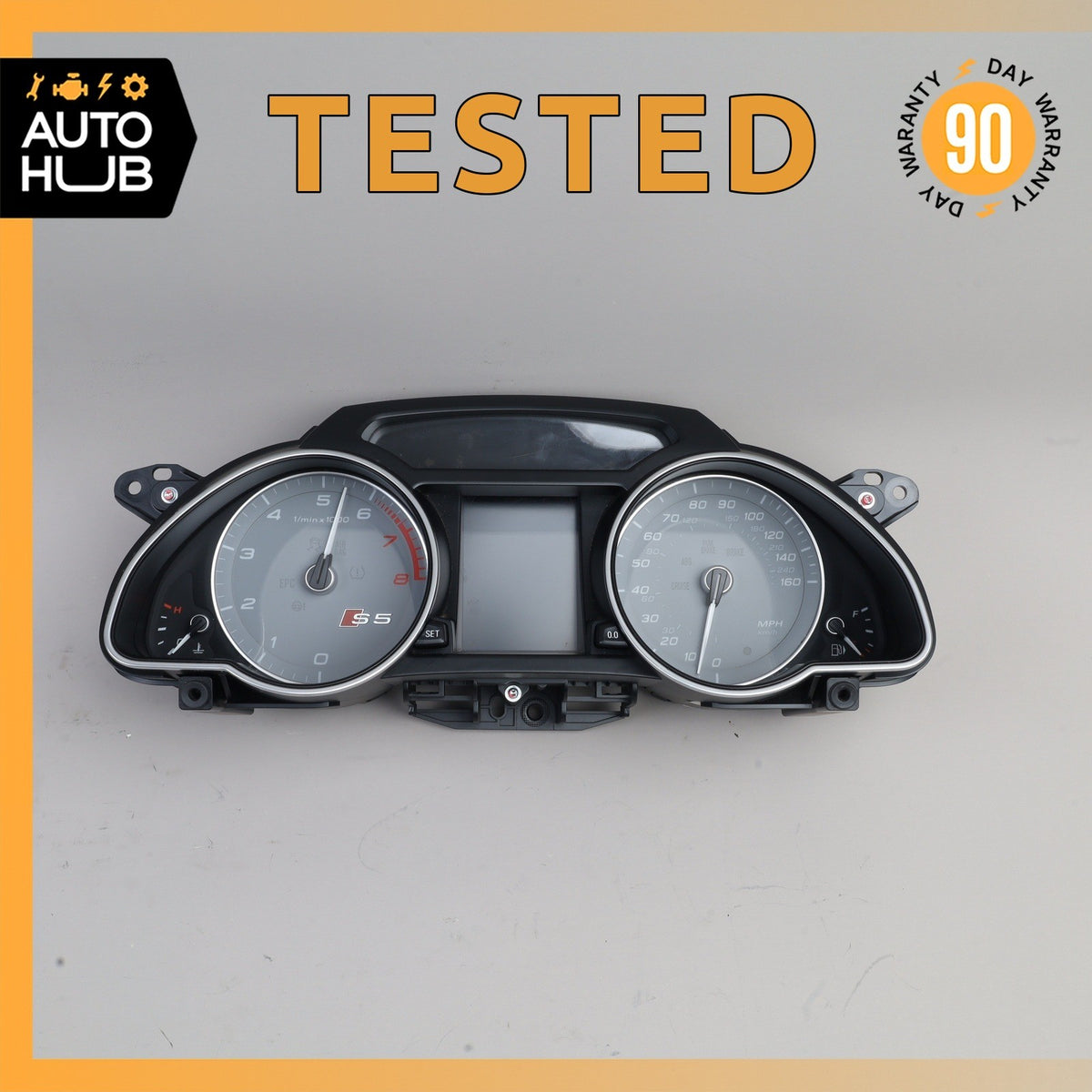 Audi S5 Instrument Cluster Speedometer 8T0920984F OEM 80k - photo 1