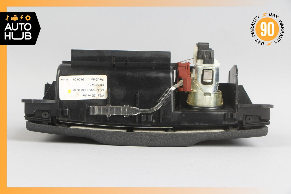 07-09 Mercedes W221 S550 S450 Ash Tray Ashtray Lighter Trim Black OEM - photo 6