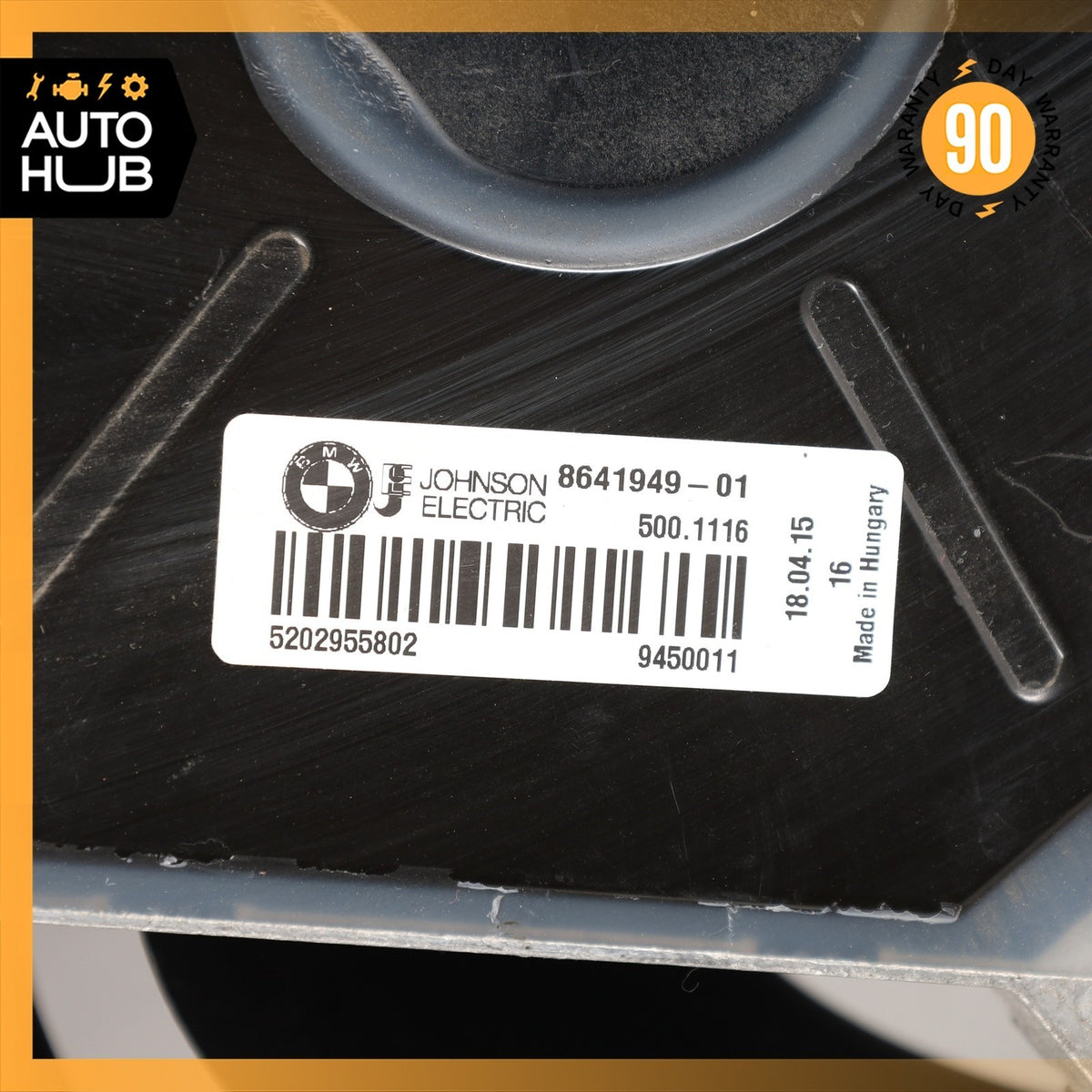 14-21 BMW i3 I01 Hybrid Radiator Cooling Fan Motor 8641949 OEM 88k - photo 16