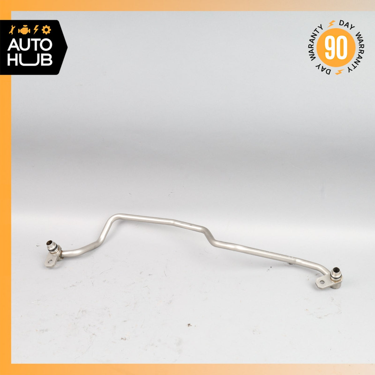 03-13 Bentley Continental GT GTC Lower Front Diff Oil Cooler Line 3W0317811 OEM - photo 1