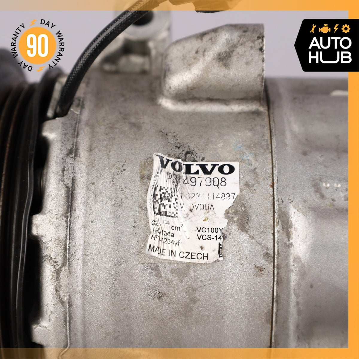 21-25 Volvo S60 V60 XC60 A/C Air Conditioning Compressor OEM 60k - photo 13