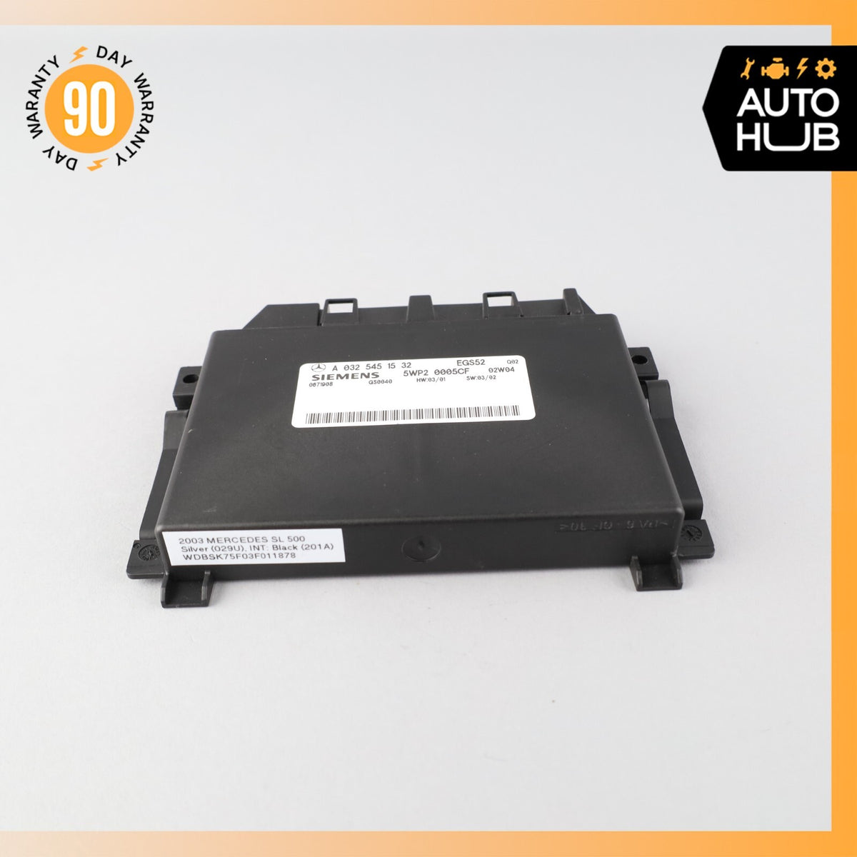 2003 Mercedes R230 SL500 TCU Transmission Control Module 0325451532 OEM - photo 3