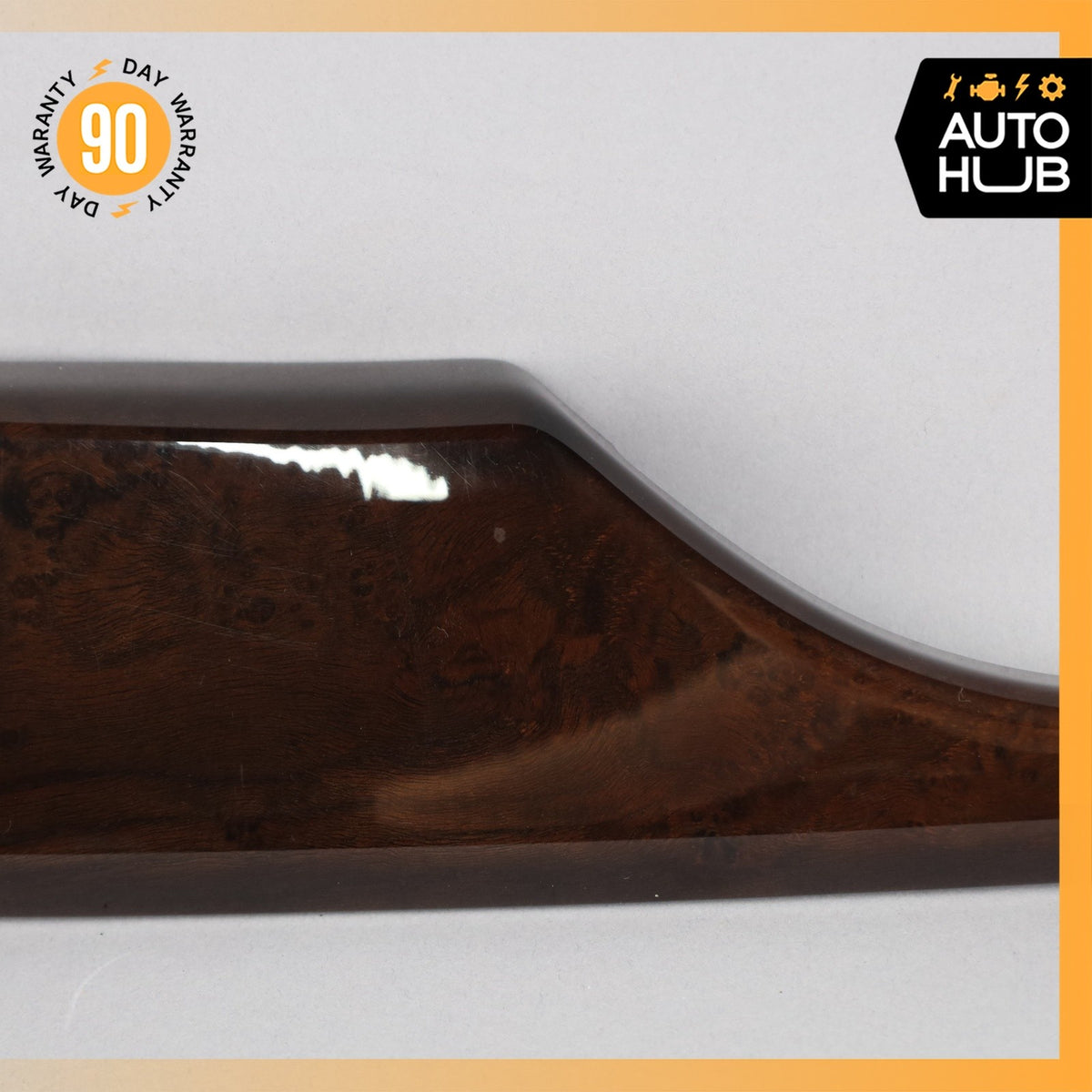 11-18 Audi D4 A8 Rear Left Seat Center Console Trim Cover Wood OEM - photo 4