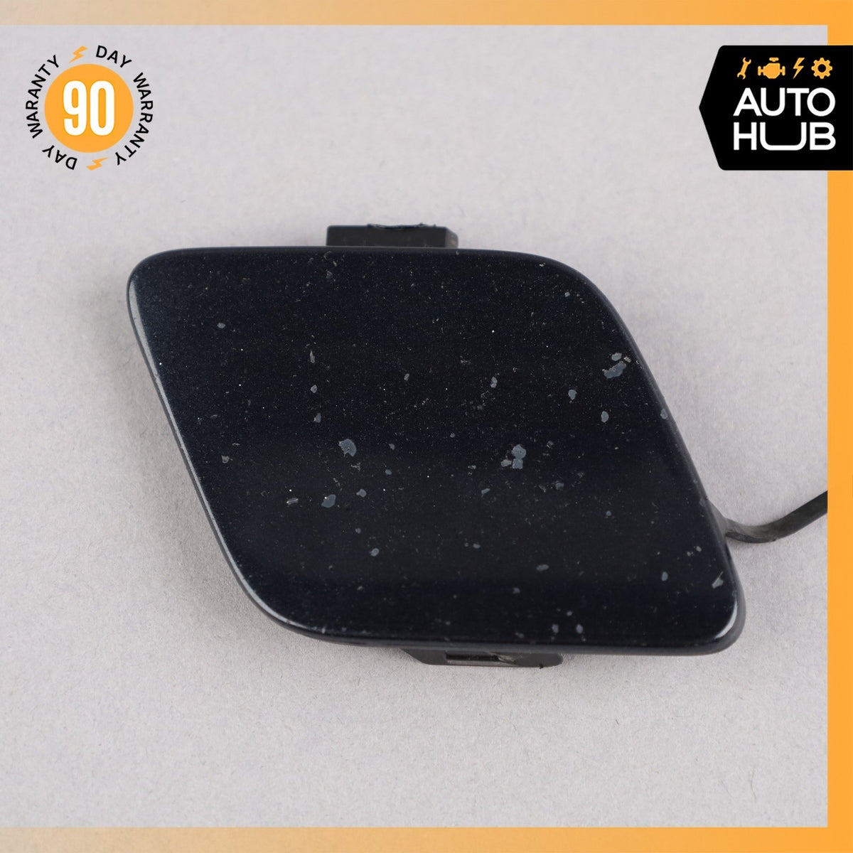 13-16 Audi B8.5 S4 Front Bumper Tow Hook Eye Cap Blue OEM - photo 2