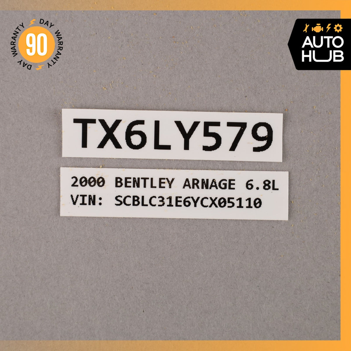 00-02 Bentley Arnage Front Left or Right Top Upper Seat Cushion OEM 30k - photo 23