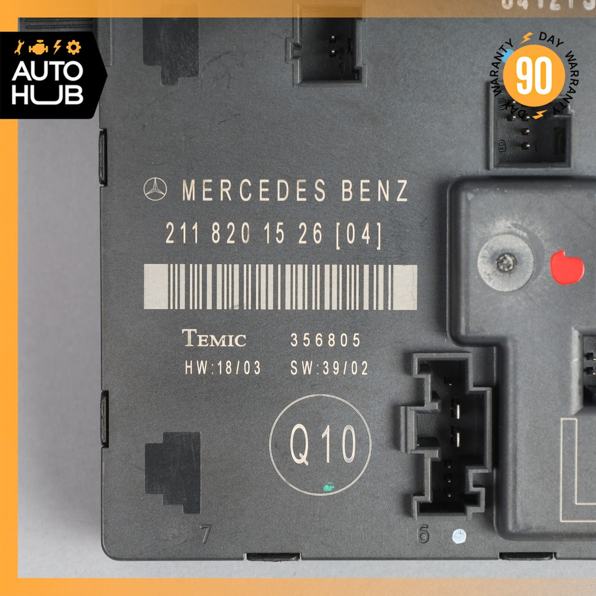 03-06 Mercedes W211 E320 E55 AMG Door Control Module Rear Left 2118201526 OEM - photo 9