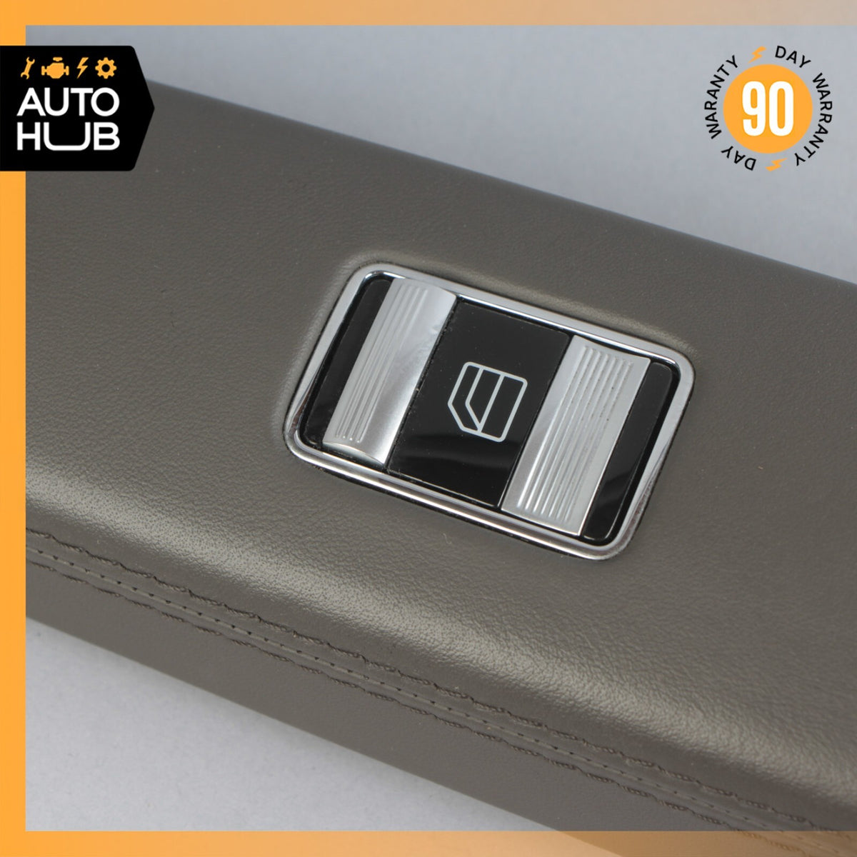 07-10 Mercedes W216 CL550 Front Right Side Door Window Switch Trim Designo OEM - photo 3